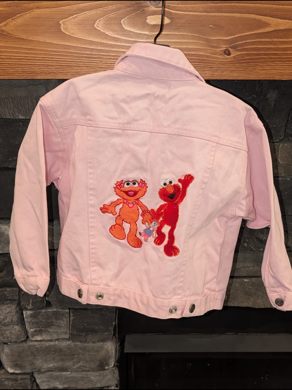 Y2K Sesame Street Pink Jacket